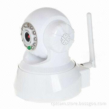 MJPEG Wireless QR Code P2P Network Camera with Night Vision, iPhone/Android Phone Quick Scan Viewing